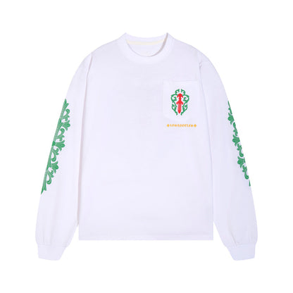 CH-Chrome Hearts Men's Long-Sleeve T-shirt Sweatshirt K8016