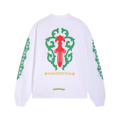 CH-Chrome Hearts Men's Long-Sleeve T-shirt Sweatshirt K8016