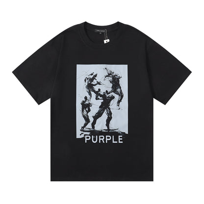 パープル 2024 新Tシャツ 3023 