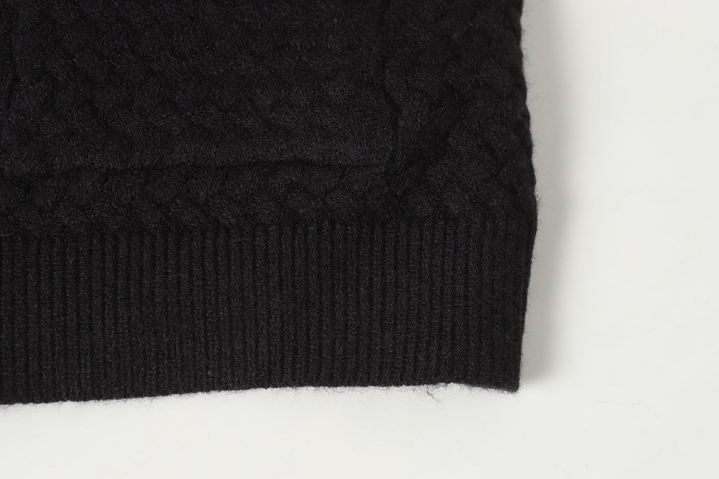 Chrome Hearts Embroidered Knit Cardigan - Black Grey Streetwear Jacket