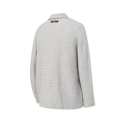 Chrome Hearts Embroidered Knit Cardigan - Black Grey Streetwear Jacket