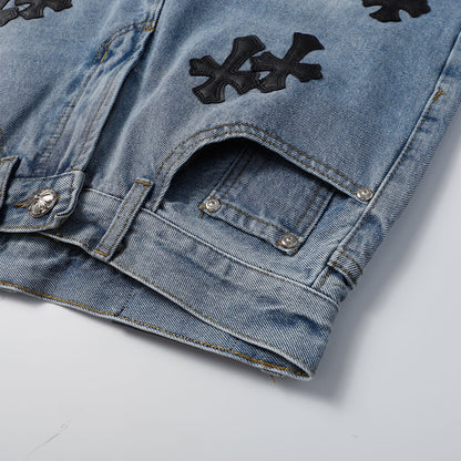 Chrome Hearts New Denim shorts 9919