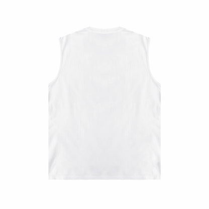 PURPLE-Purple Sleeveless T-Shirt  BPUR091#