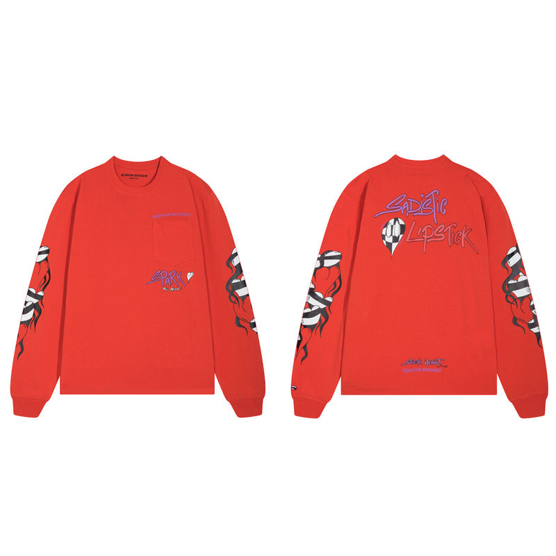 CH-Chrome Hearts Men's Long-Sleeve T-shirt Sweatshirt K8013