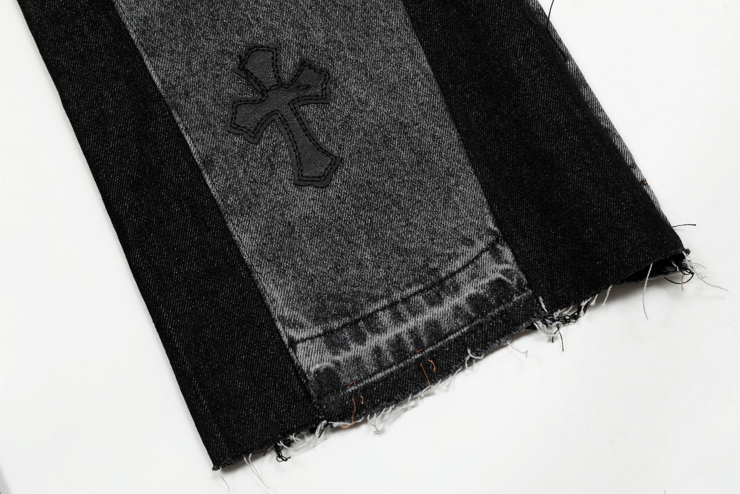 Chrome Hearts Gallery Dept Cross Patch Flare Denim Jeans