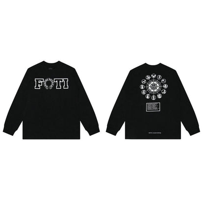 CH-Chrome Hearts Men's Long-Sleeve T-shirt Sweatshirt K8007