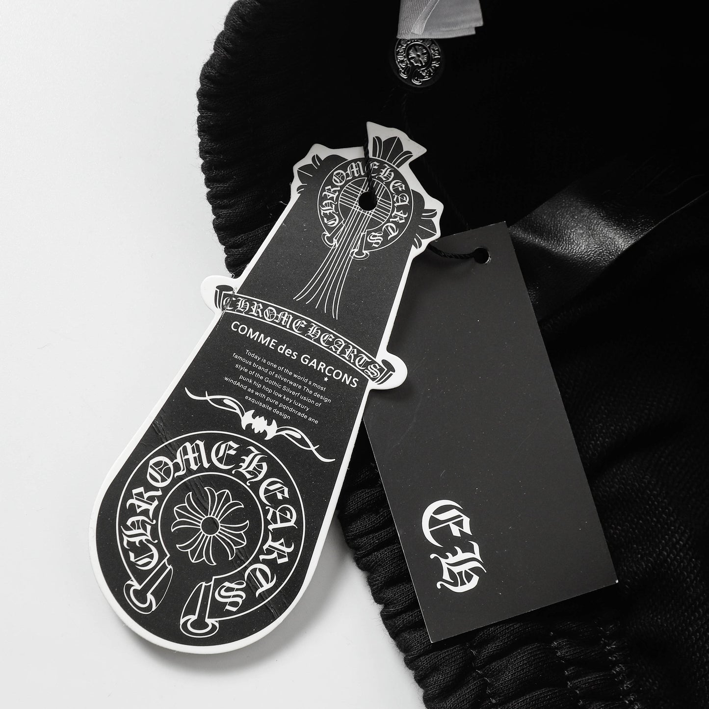 Chrome Hearts Cemetery Leather Cross Patch Paper Jam Shorts