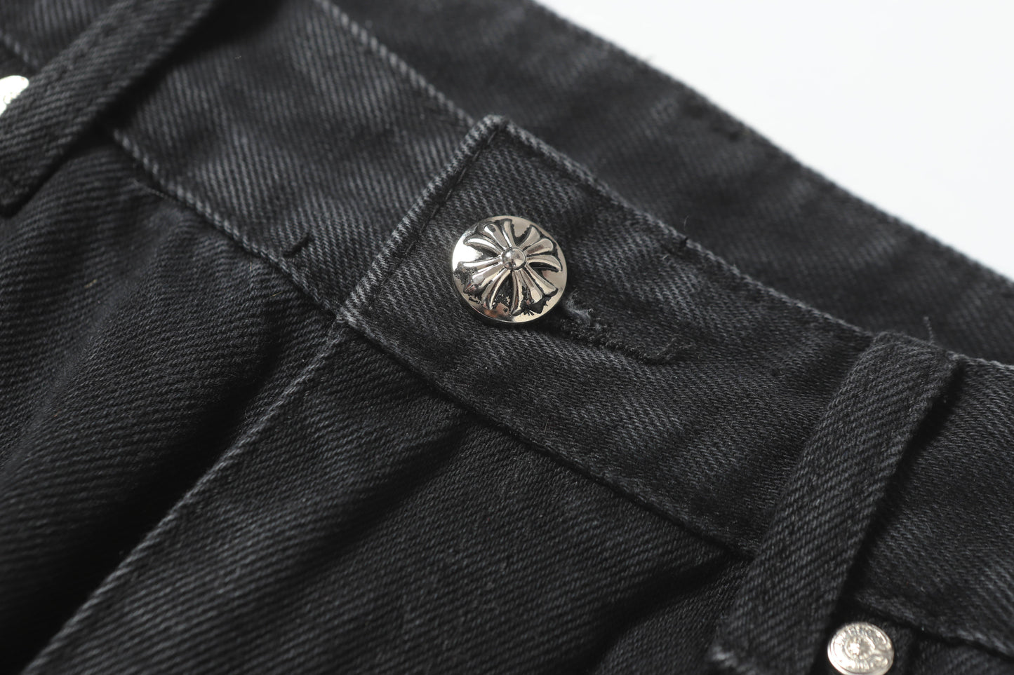 Chrome Hearts Cross Patch Denim Jeans 9981