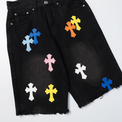 Chrome Hearts New Denim shorts 9922