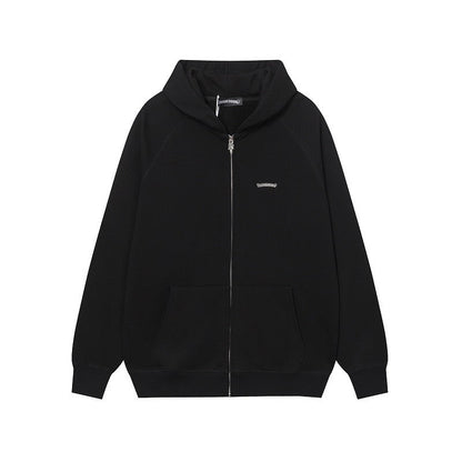 Chrome Hearts Triple Cross Script Sleeve Zip Up Hoodie 7019