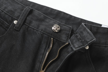 Chrome Hearts Cross Patch Denim Jeans 9981