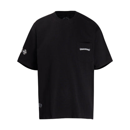 Chrome Hearts Multi-Color Cemetery Cross Short Sleeve T-shirt 6052
