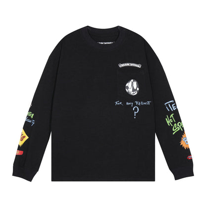 CH-Chrome Hearts Men's Long-Sleeve T-shirt Sweatshirt K8010