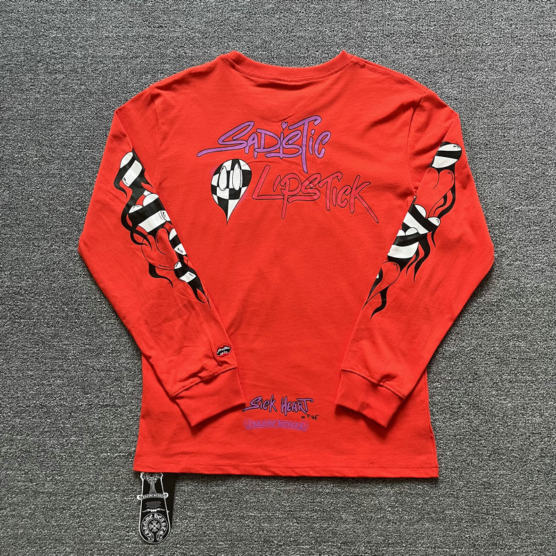 CH-Chrome Hearts Men's Long-Sleeve T-shirt Sweatshirt K8013