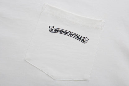 Chrome Hearts Multi-Color Cemetery Cross Short Sleeve T-shirt 6052