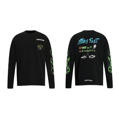 CH-Chrome Hearts Men's Long-Sleeve T-shirt Sweatshirt K8004