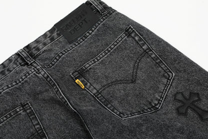 Chrome Hearts Gallery Dept Cross Patch Flare Denim Jeans