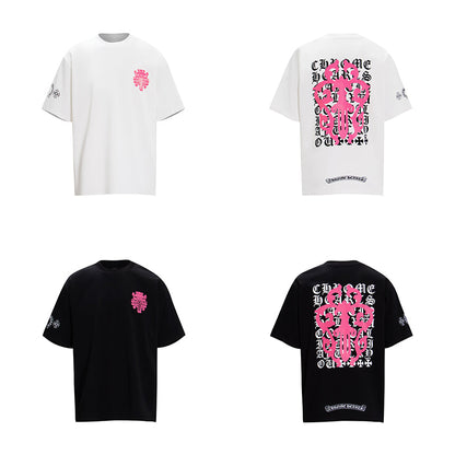 Chrome Hearts Script Dagger Logo Short Sleeve Tee 6025