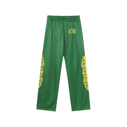 Chrome Hearts Mattyboy graffiti red mesh track pants 9997
