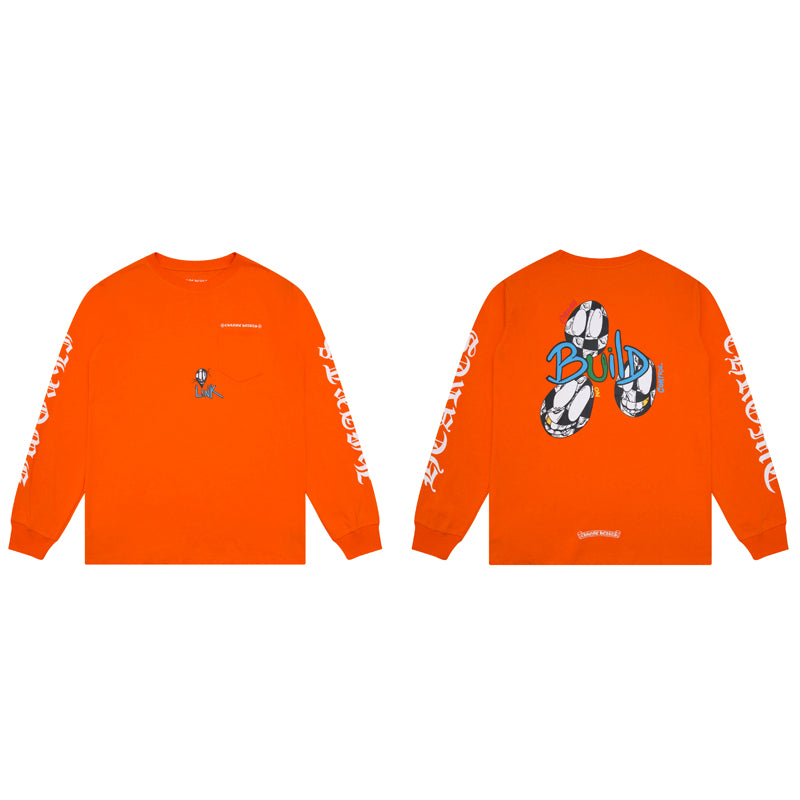 CH-Chrome Hearts Men's Long-Sleeve T-shirt Sweatshirt K8012