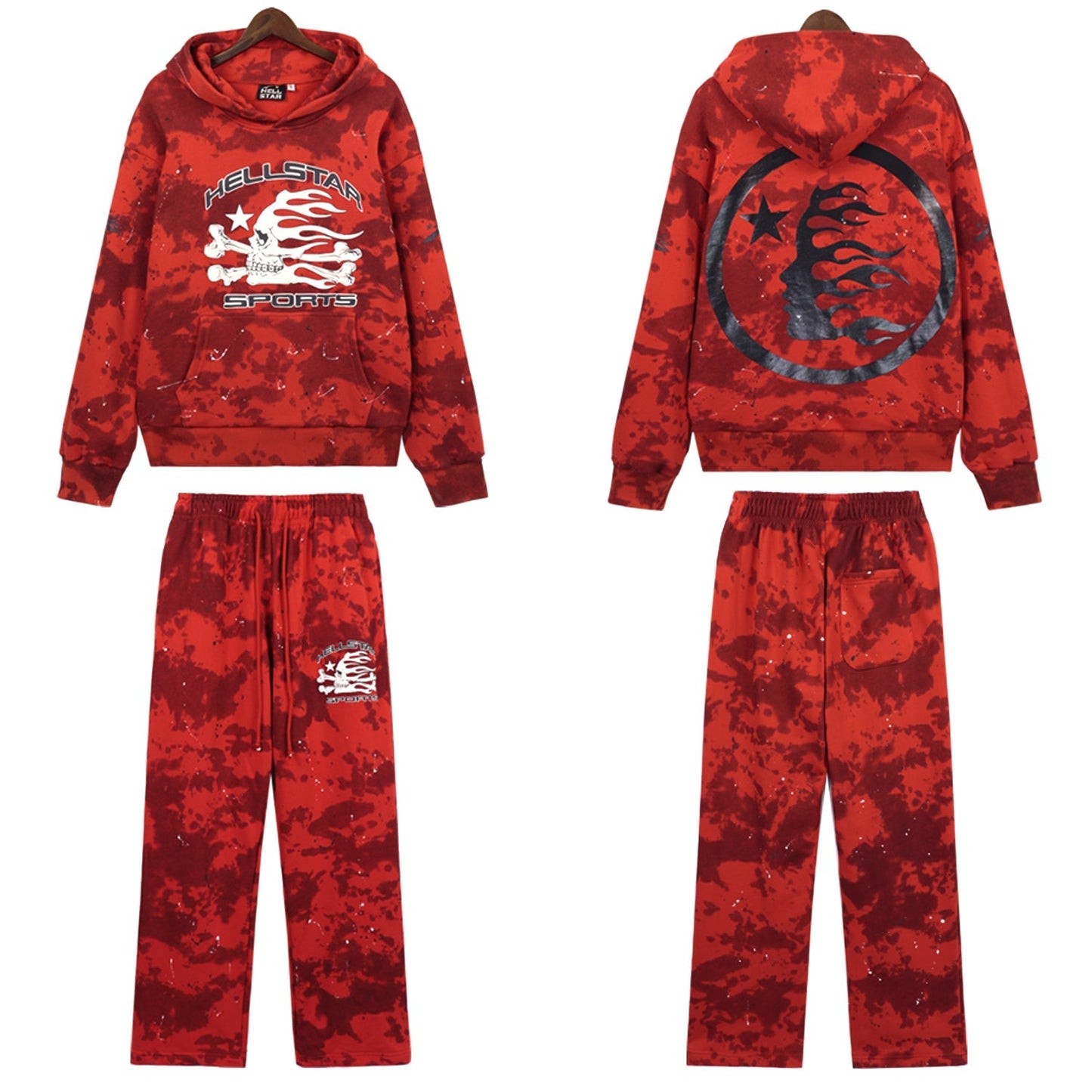 Hellstar Studios New Hoodie and Pants Set