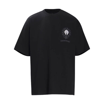 Chrome Hearts Double Exposure Horse Hoof Cross T-Shirt 6006