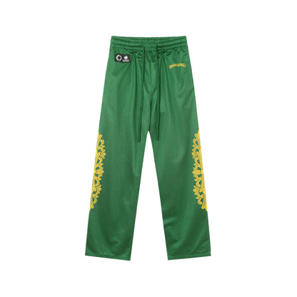 Chrome Hearts Mattyboy graffiti red mesh track pants 9997