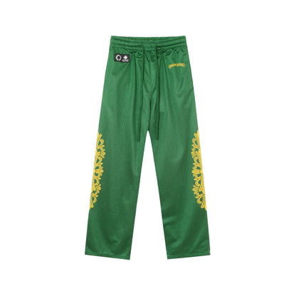 Chrome Hearts Mattyboy graffiti red mesh track pants 9997
