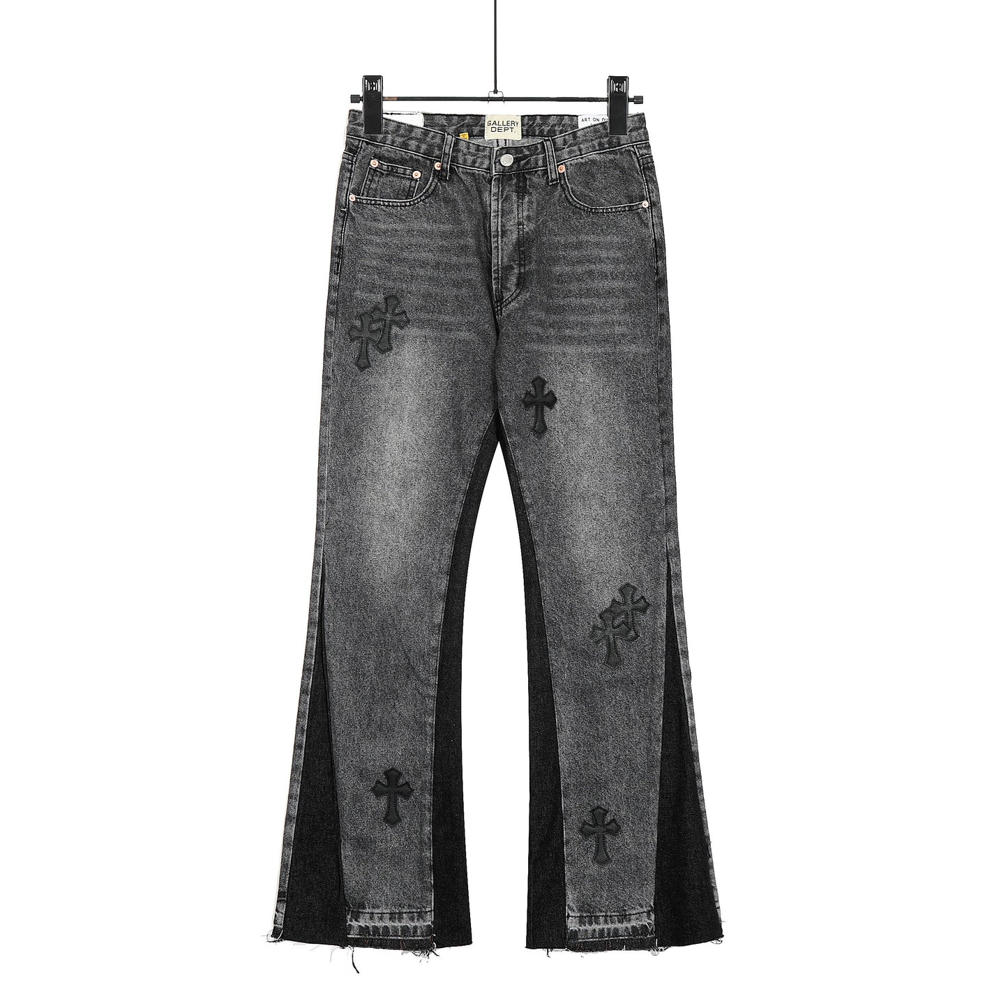 Chrome Hearts Gallery Dept Cross Patch Flare Denim Jeans
