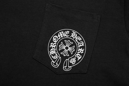 Chrome Hearts Classic Horseshoe Logo Short Sleeve T-shirt 6013