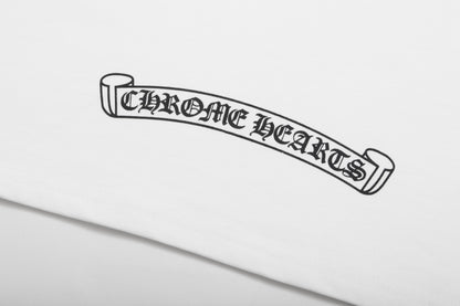 Chrome Hearts Script Dagger Logo Short Sleeve Tee 6025