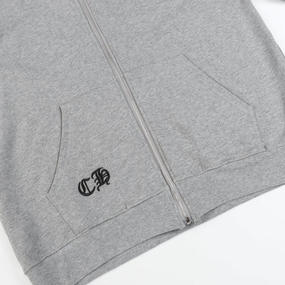 Chrome Hearts Script Logo Classic Zip Up Hoodie 9811