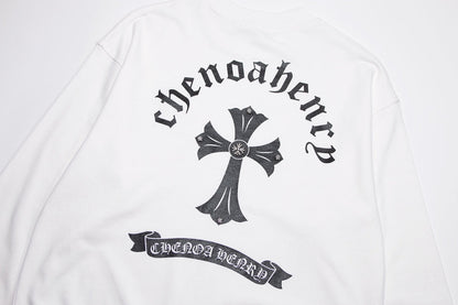 CH-Chrome Hearts Men's Long-Sleeve T-shirt Sweatshirt