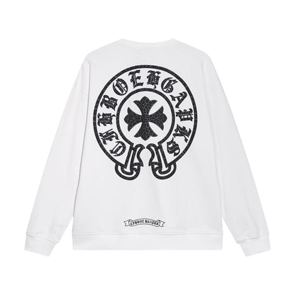 CH-Chrome Hearts Men's Long-Sleeve T-shirt Sweatshirt